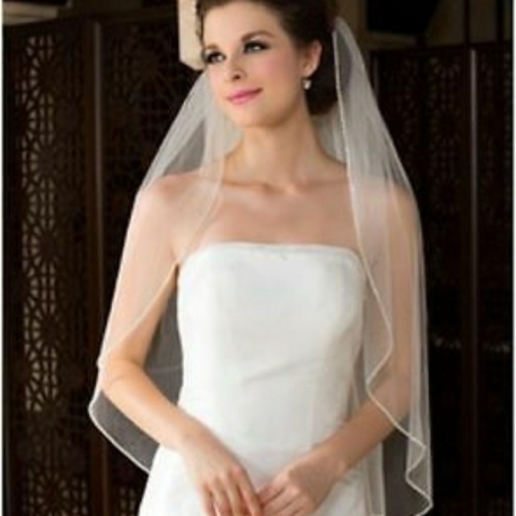 🌷 New  Wedding Veil with Beautiful Rhinestones - Picture 6 of 6